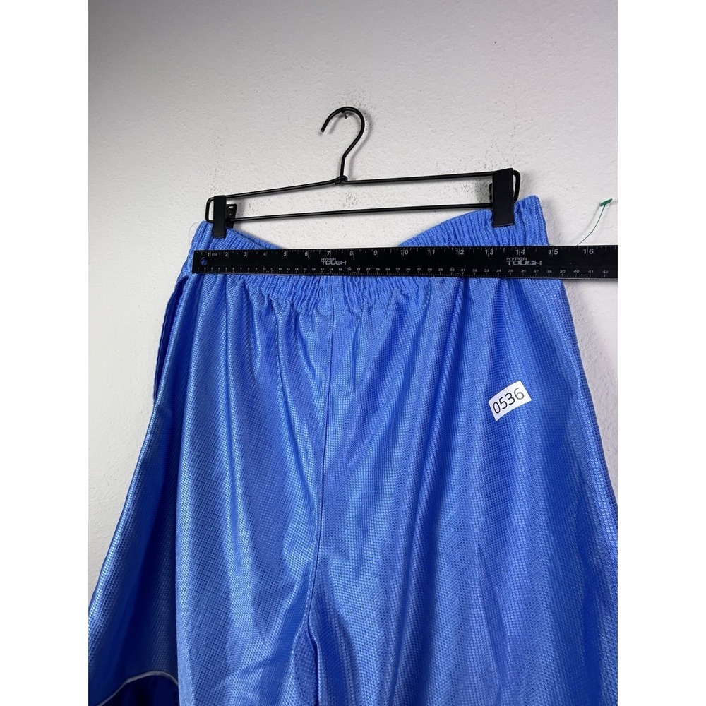 VTG Nike Shorts Mens L Blue‎ Basketball Mesh Flex Waist Shiny Dazzle Silky Y2K - Picture 3 of 5